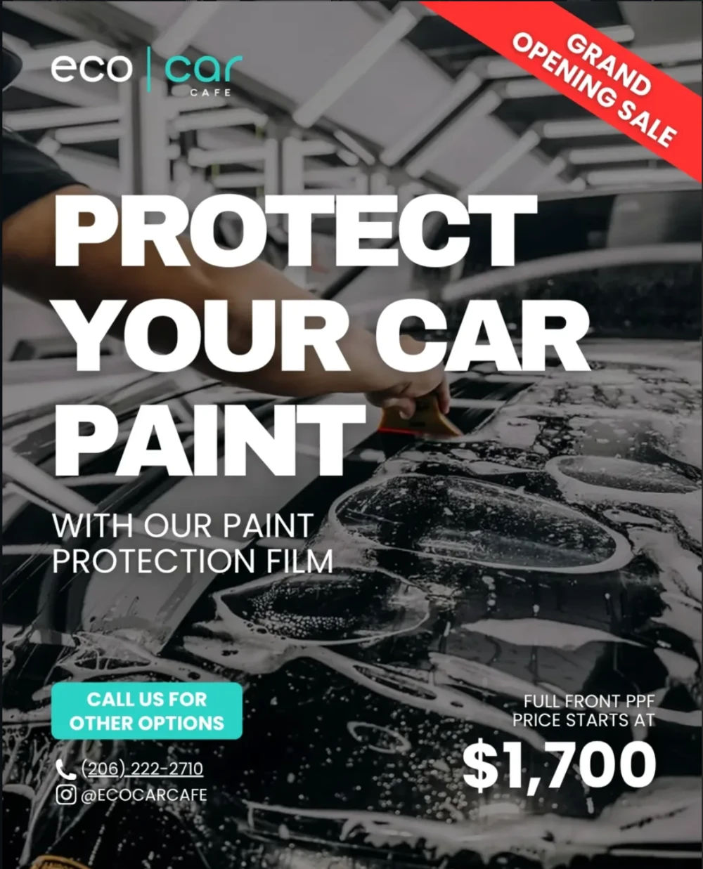 Eco Car Cafe — campaign creative produced by John Kevin Genon