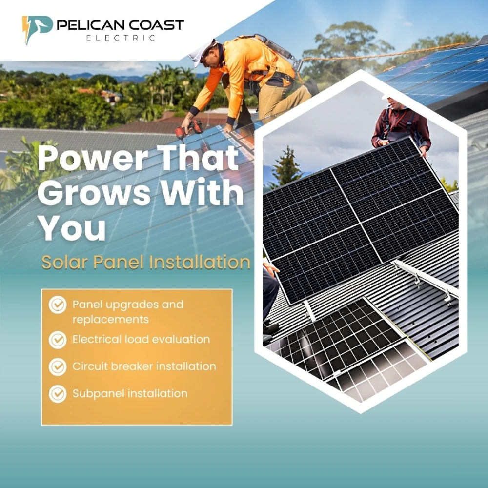 Google Business Profile creative — solar and electrical